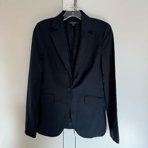 Brook Brothers Single Button Blazer in Navy Stripe Size 4
